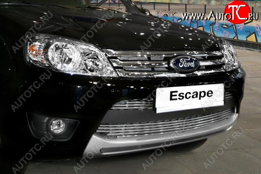 2 249 р. Декоративный элемент воздухозаборника Souz96 Ford Escape 2 (2008-2012)  с доставкой в г. Белгород