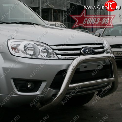 18 269 р. Защита переднего бампера Souz-96 (d76) Ford Escape 2 (2008-2012)  с доставкой в г. Белгород