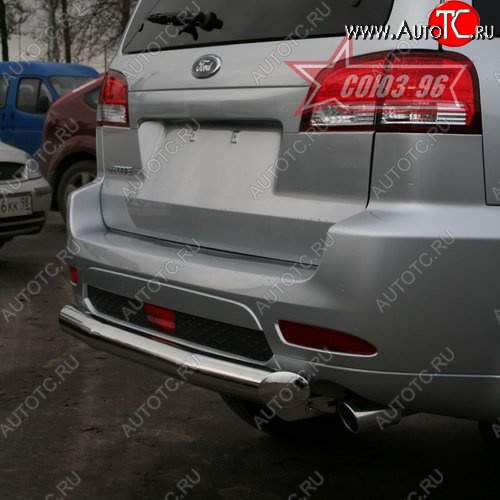 13 229 р. Защита заднего бампера Souz-96 (d76) Ford Escape 2 (2008-2012)  с доставкой в г. Белгород