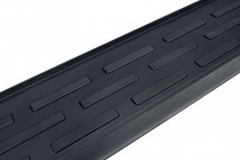 17 399 р. Пороги алюминиевые Slitkoff Ford Explorer U502 1-ый рестайлинг, 5 дв. (2015-2018) (Premium Black)  с доставкой в г. Белгород. Увеличить фотографию 3