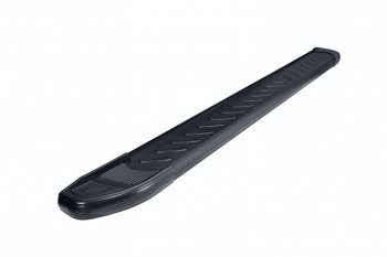 17 399 р. Пороги алюминиевые Slitkoff Ford Explorer U502 1-ый рестайлинг, 5 дв. (2015-2018) (Elite Black)  с доставкой в г. Белгород. Увеличить фотографию 3