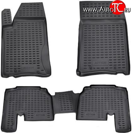 6 199 р. Коврики в салон Autofamily Super Crew  Ford F 150  7 (2008-2014) дорестайлинг, рестайлинг  с доставкой в г. Белгород
