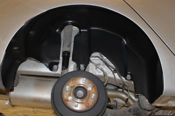 61 р. Левый подкрылок задний TOTEM  Ford Fiesta  6 (2012-2019) хэтчбэк 3 дв. рестайлинг, хэтчбэк 5 дв. рестайлинг  с доставкой в г. Белгород. Увеличить фотографию 3