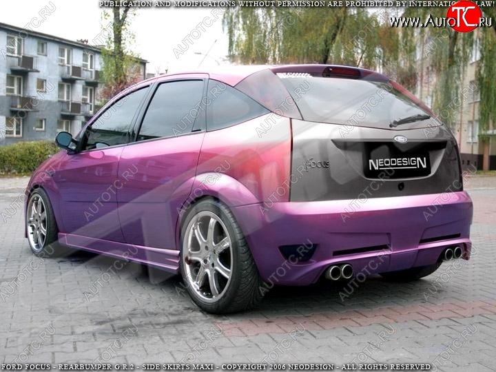 28 999 р. Задний бампер Neodesign Ford Focus 1 хэтчбэк 5 дв. дорестайлинг (1998-2002)  с доставкой в г. Белгород