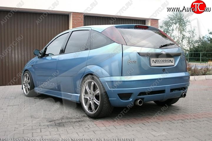 28 999 р. Задний бампер ST1 Ford Focus 1 хэтчбэк 5 дв. дорестайлинг (1998-2002)  с доставкой в г. Белгород
