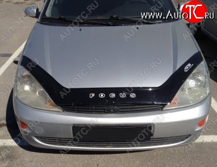 999 р. Дефлектор капота Russtal (длинный) Ford Focus 1 универсал дорестайлинг (1998-2002)  с доставкой в г. Белгород
