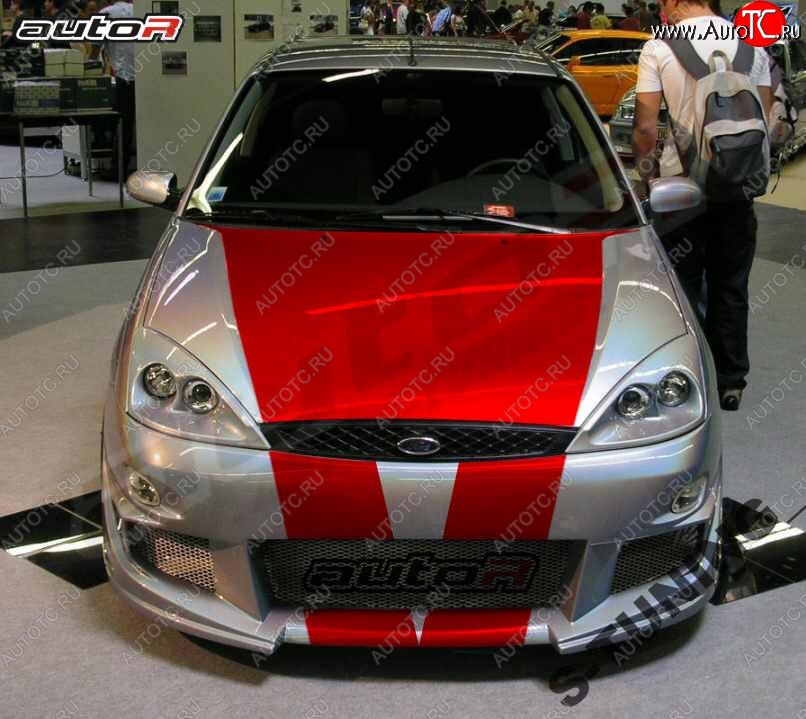 28 999 р. Передний бампер Auto-R Ford Focus 1 хэтчбэк 5 дв. дорестайлинг (1998-2002)  с доставкой в г. Белгород