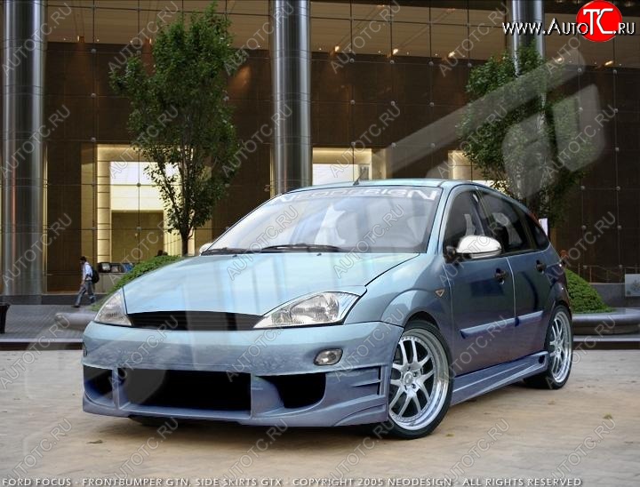15 199 р. Пороги накладки ST1 Ford Focus 1 хэтчбэк 5 дв. дорестайлинг (1998-2002)  с доставкой в г. Белгород