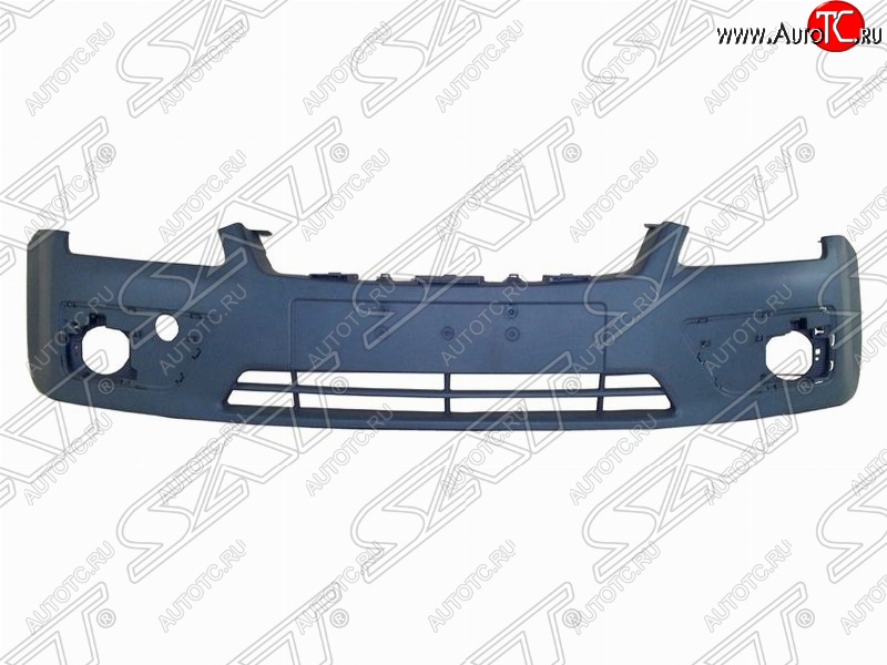 2 679 р. Бампер передний SAT Ford Focus 2  седан дорестайлинг (2004-2008) (Неокрашенный)  с доставкой в г. Белгород