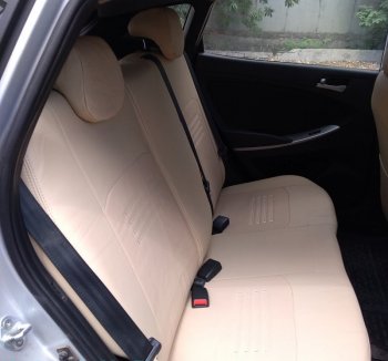 6 799 р. Чехлы для сидений (Ghia/Titanium) Lord Autofashion Турин (экокожа) Ford Focus 2 хэтчбэк 5 дв. дорестайлинг (2004-2008) (Бежевый, вставка Бежевая)  с доставкой в г. Белгород. Увеличить фотографию 4