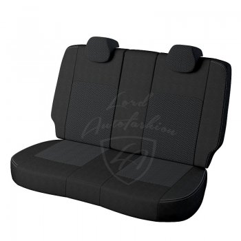 6 749 р. Чехлы для сидений Lord Autofashion Турин (жаккард) Ford Focus 2 седан рестайлинг (2007-2011) (Черный, вставка Вега)  с доставкой в г. Белгород. Увеличить фотографию 2