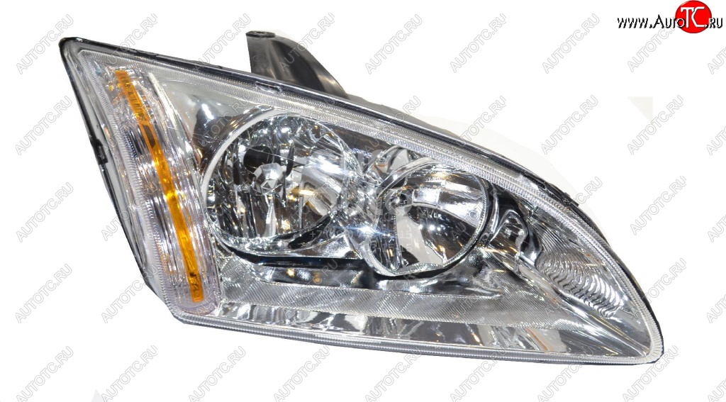 2 499 р. Фара BRIGHTROAD (под эл. корректор, хром, правая) Ford Focus 2  седан дорестайлинг (2004-2008)  с доставкой в г. Белгород