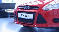1 839 р. Сетка на бампер Novline Ford Focus 3 универсал дорестайлинг (2010-2015)  с доставкой в г. Белгород. Увеличить фотографию 3