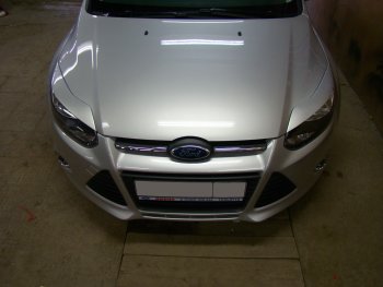 1 149 р. Реснички на фары MV Tuning Ford Focus 3 универсал дорестайлинг (2010-2015) (Неокрашенные)  с доставкой в г. Белгород. Увеличить фотографию 3