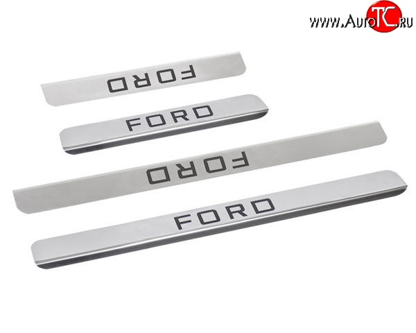 639 р. Накладки на порожки автомобиля M-VRS (нанесение надписи методом окраски) Ford Focus 3 универсал дорестайлинг (2010-2015)  с доставкой в г. Белгород