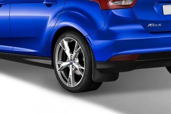 2 299 р. Брызговики задние Frosch  Ford Focus  3 (2014-2019) хэтчбэк рестайлинг  с доставкой в г. Белгород. Увеличить фотографию 2