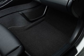5 249 р. Коврики в салон SEINTEX 3D ВОРС (комплект, 4WD) Ford Focus 3 универсал рестайлинг (2014-2019) (Цвет: черный)  с доставкой в г. Белгород. Увеличить фотографию 4
