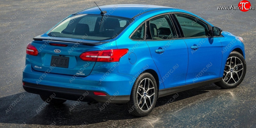 4 999 р. Спойлер на багажник АвтоКрат Ford Focus 3 седан рестайлинг (2014-2019) (Неокрашенный)  с доставкой в г. Белгород