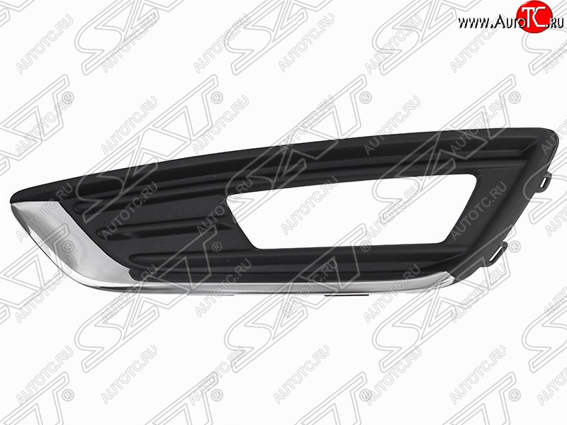 549 р. Левая оправа противотуманной фары SAT (с хром. молдингом) Ford Focus 3 универсал рестайлинг (2014-2019)  с доставкой в г. Белгород