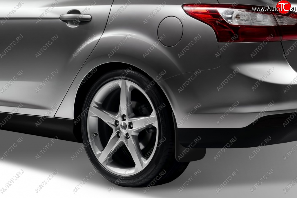 2 379 р. Брызговики задние Frosch Ford Focus 3 седан рестайлинг (2014-2019)  с доставкой в г. Белгород