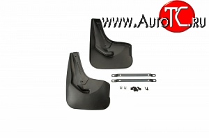 2 379 р. Брызговики задние Autofamily. (рестайлинг)  Ford Focus  3 (2010-2015) хэтчбэк дорестайлинг  с доставкой в г. Белгород