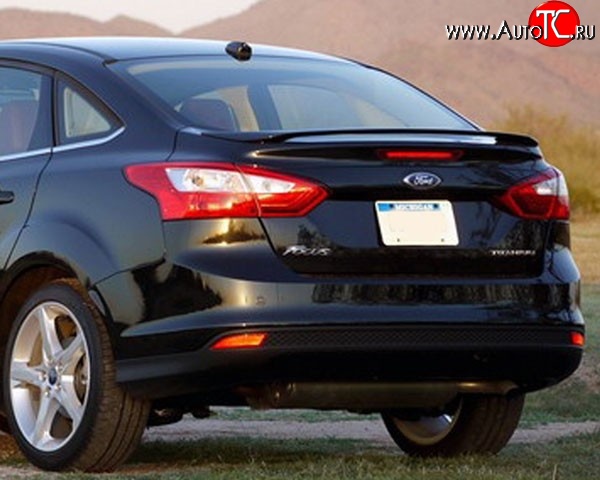 3 699 р. Спойлер M-VRS Ford Focus 3 седан дорестайлинг (2011-2015) (Неокрашенный)  с доставкой в г. Белгород