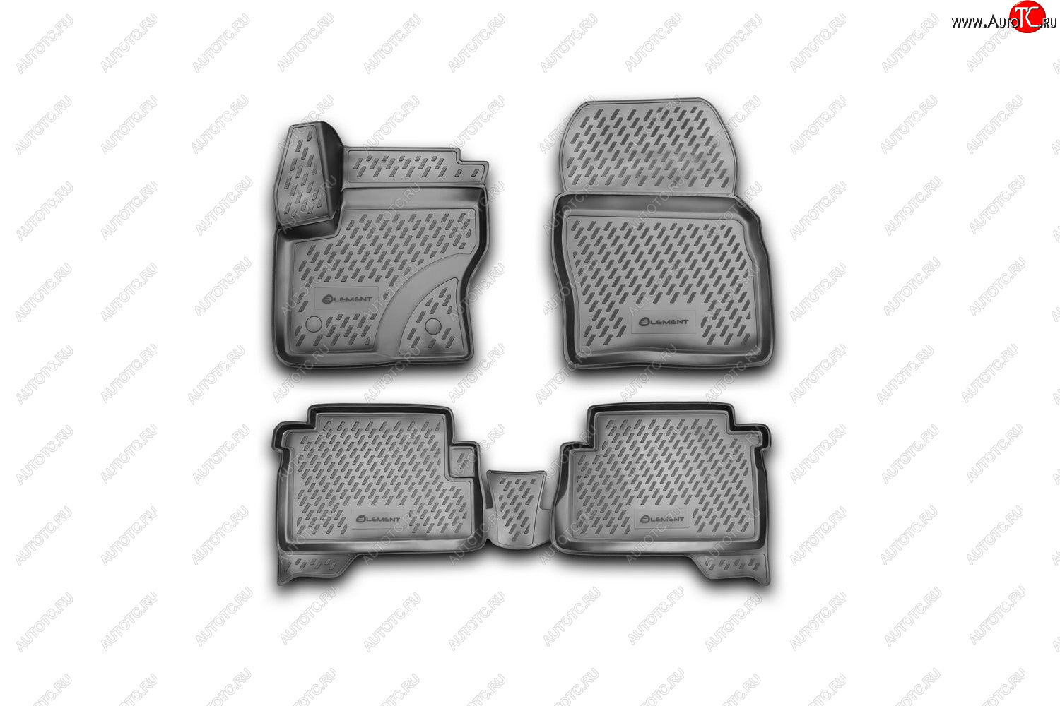 3 599 р. Комплект ковриков в салон Element Ford Kuga 2 дорестайлинг (2013-2016)  с доставкой в г. Белгород
