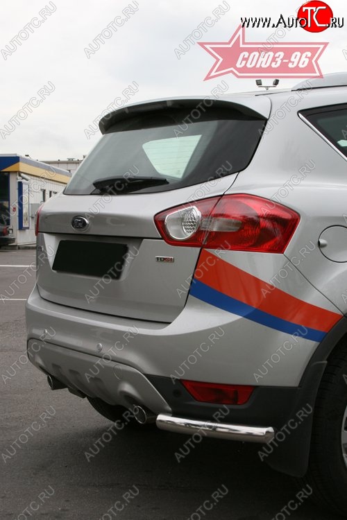 2 069 р. Защита заднего бампера Souz-96 (d60) Ford Kuga 1 (2008-2013)  с доставкой в г. Белгород