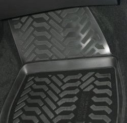 1 599 р. Коврики в салон (седан) Aileron (полиуретан) Ford Mondeo MK5 CD391 дорестайлинг седан (2014-2018)  с доставкой в г. Белгород. Увеличить фотографию 3
