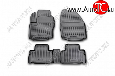 2 279 р. Комплект ковриков салона Element (полиуретан)  Ford S-Max  1 (2006-2010) дорестайлинг  с доставкой в г. Белгород