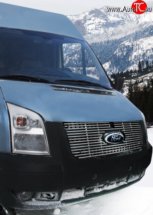 5 534 р. Декоративные вставки решетки радиатора Novline  Ford Transit (2006-2014) цельнометаллический фургон  с доставкой в г. Белгород