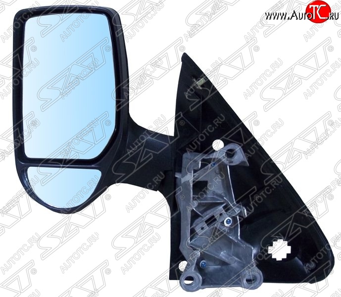 2 599 р. Боковое левое зеркало заднего вида SAT (механическое) Ford Transit цельнометаллический фургон (2006-2014) (Неокрашенное)  с доставкой в г. Белгород