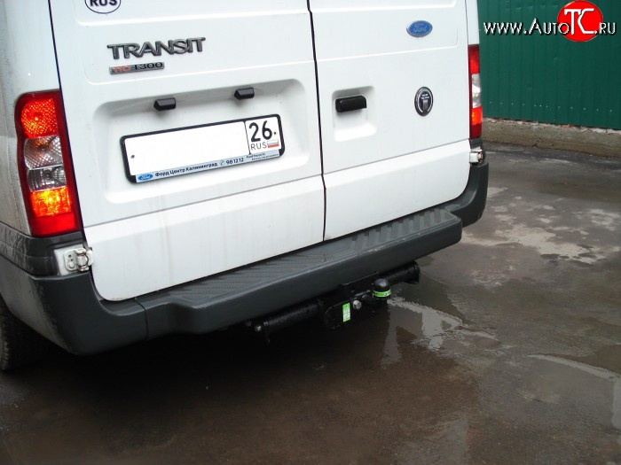 9 399 р. Фаркоп Лидер Плюс (до 1200 кг) Ford Transit цельнометаллический фургон дорестайлинг (2000-2006) (Без электропакета)  с доставкой в г. Белгород
