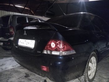 4 099 р. Средний спойлер 2.0 стандарт Mitsubishi Lancer 9 CS седан 1-ый рестайлинг (2003-2005) (Без места под стоп-сигнал, Неокрашенный)  с доставкой в г. Белгород. Увеличить фотографию 7