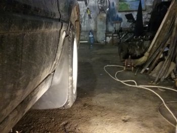 779 р. Универсальные передние брызговики (широкие) ПТП64 Uni4  Jeep Compass MP дорестайлинг (2016-2022)  с доставкой в г. Белгород. Увеличить фотографию 6