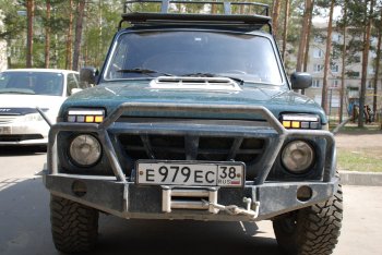 3 299 р. Дневные ходовые огни с поворотниками Тюн-Авто Classic Лада нива 4х4 2121 3 дв. 1-ый рестайлинг (2019-2021) (Поворотник в НИЖНЕЙ секции, светится равномерно)  с доставкой в г. Белгород. Увеличить фотографию 11
