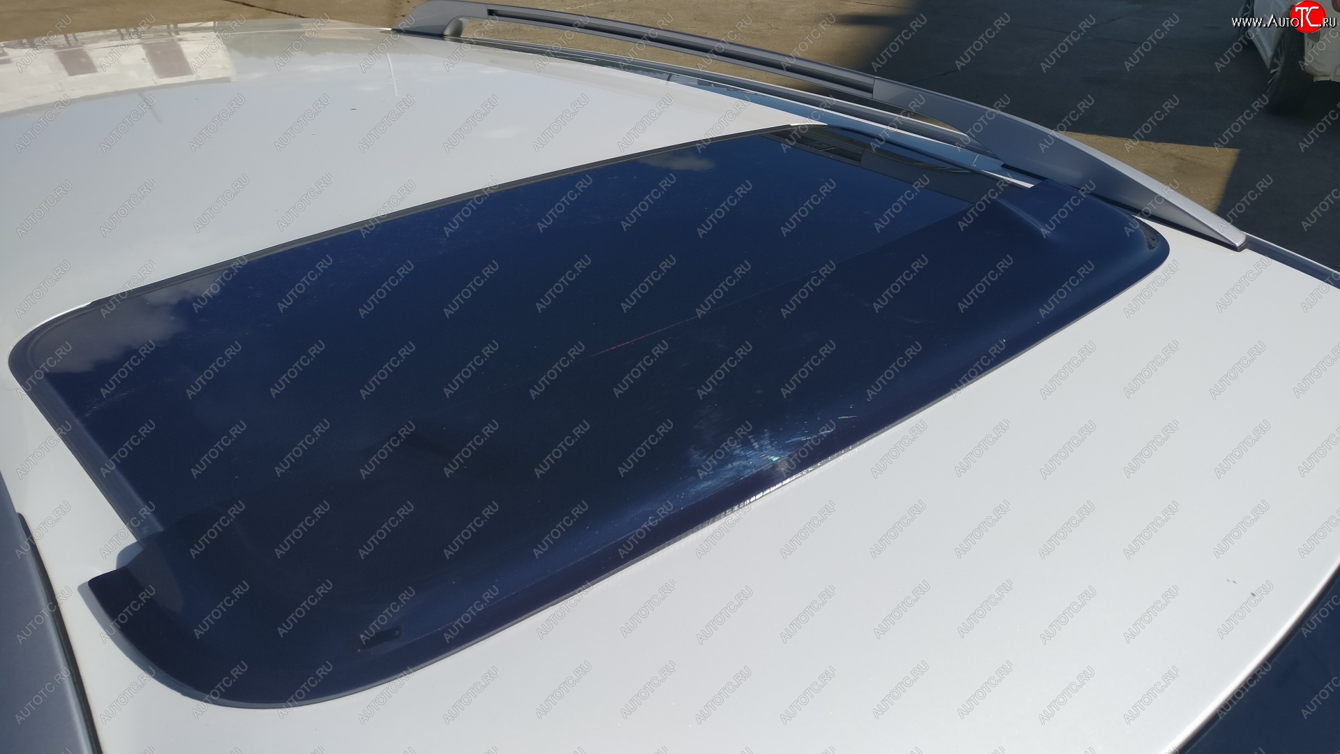 2 079 р. Универсальный дефлектор люка CA Plastic (940 мм) Ford Focus 3 седан рестайлинг (2014-2019) (Classic полупрозрачный)  с доставкой в г. Белгород