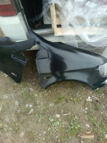 9 989 р. Переднее левое крыло (стеклопластик) Fiberplast Mercedes-Benz Vito W638 (1996-2003)  с доставкой в г. Белгород. Увеличить фотографию 8