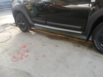 4 649 р. Молдинги дверей Артформ Renault Duster HS рестайлинг (2015-2021)  с доставкой в г. Белгород. Увеличить фотографию 5