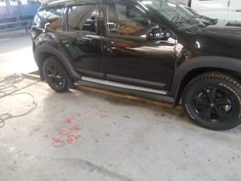 4 649 р. Молдинги дверей Артформ Renault Duster HS рестайлинг (2015-2021)  с доставкой в г. Белгород. Увеличить фотографию 4