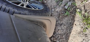 329 р. Универсальные задние брызговики (20х31) Frosch Subaru Outback BS/B15 дорестайлинг универсал (2014-2018)  с доставкой в г. Белгород. Увеличить фотографию 16