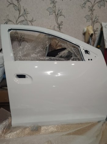 14 999 р. Правая дверь передняя SAT Renault Logan 2 дорестайлинг (2014-2018) (Неокрашенная)  с доставкой в г. Белгород. Увеличить фотографию 2