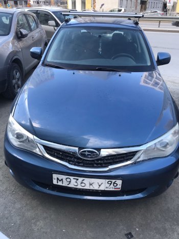 5 899 р. Передний бампер SAT Subaru Impreza GE седан (2007-2012) (Неокрашенный)  с доставкой в г. Белгород. Увеличить фотографию 2
