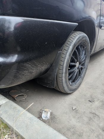 329 р. Универсальные задние брызговики (20х31) Frosch Subaru Outback BS/B15 дорестайлинг универсал (2014-2018)  с доставкой в г. Белгород. Увеличить фотографию 17