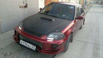 7 299 р. Передний бампер VeilSide Honda Civic EJ,EK,EM седан дорестайлинг (1995-1998) (кузов: седан)  с доставкой в г. Белгород. Увеличить фотографию 4