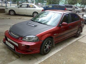 7 299 р. Передний бампер VeilSide Honda Civic EJ,EK,EM седан дорестайлинг (1995-1998) (кузов: седан)  с доставкой в г. Белгород. Увеличить фотографию 3
