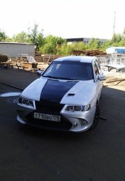 6 849 р. Пластиковый капот Super WRC Лада 2111 универсал (1998-2009) (Неокрашенный)  с доставкой в г. Белгород. Увеличить фотографию 12