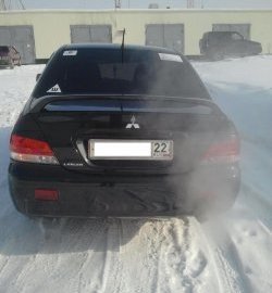 4 099 р. Средний спойлер 2.0 стандарт Mitsubishi Lancer 9 CS седан 1-ый рестайлинг (2003-2005) (Без места под стоп-сигнал, Неокрашенный)  с доставкой в г. Белгород. Увеличить фотографию 4