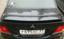 4 099 р. Средний спойлер 2.0 стандарт Mitsubishi Lancer 9 CS седан 1-ый рестайлинг (2003-2005) (Без места под стоп-сигнал, Неокрашенный)  с доставкой в г. Белгород. Увеличить фотографию 2