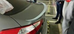 2 799 р. Лип спойлер M-VRS V1 KIA Cerato 3 YD дорестайлинг седан (2013-2016) (Неокрашенный)  с доставкой в г. Белгород. Увеличить фотографию 2